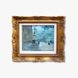 huile-sur-panneau-jeanne-d-arc-et-le-louvre-par-jules-rene-herve