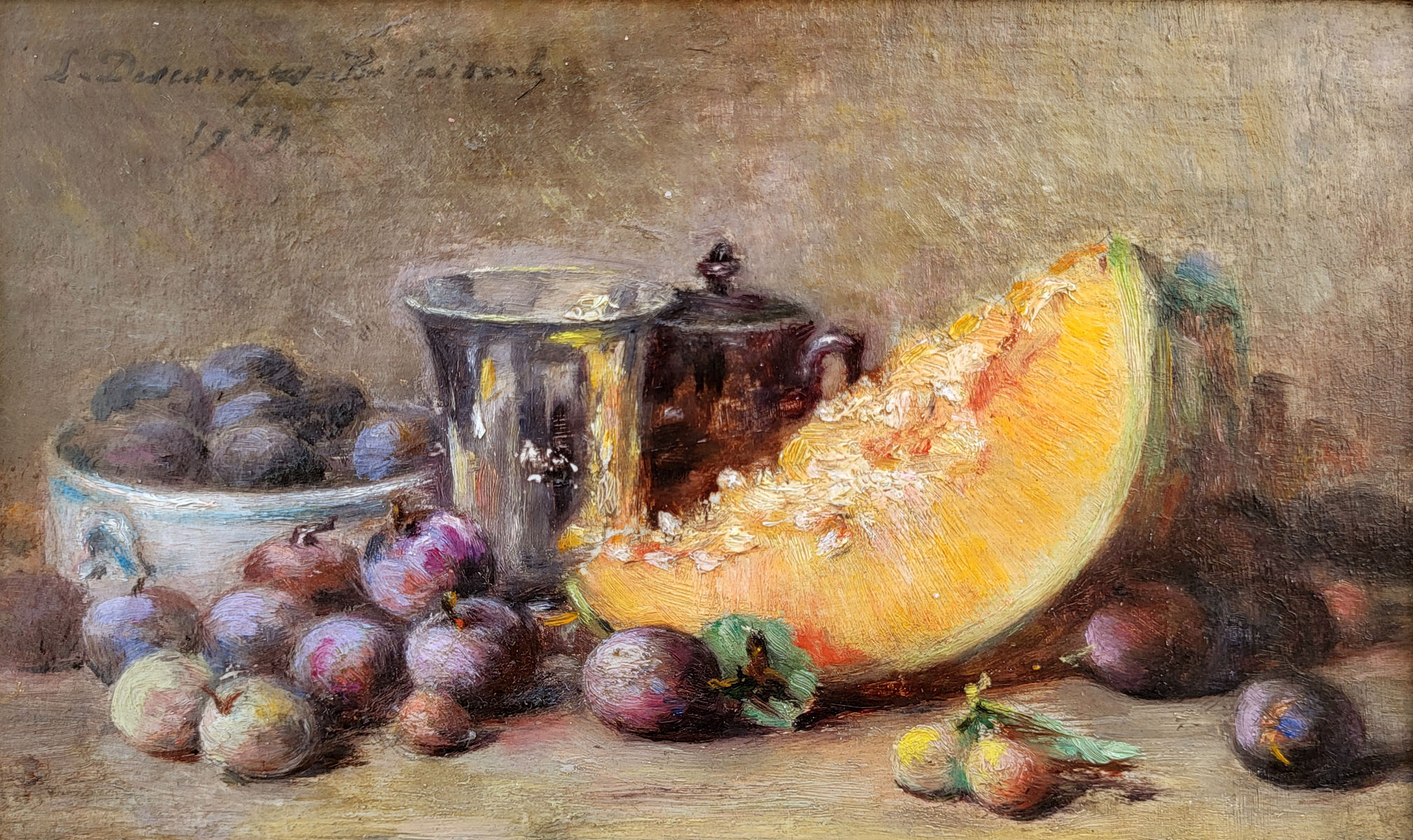 huile-sur-panneau-nature-morte-aux-fruits-par-louise-descamps-sabouret-1