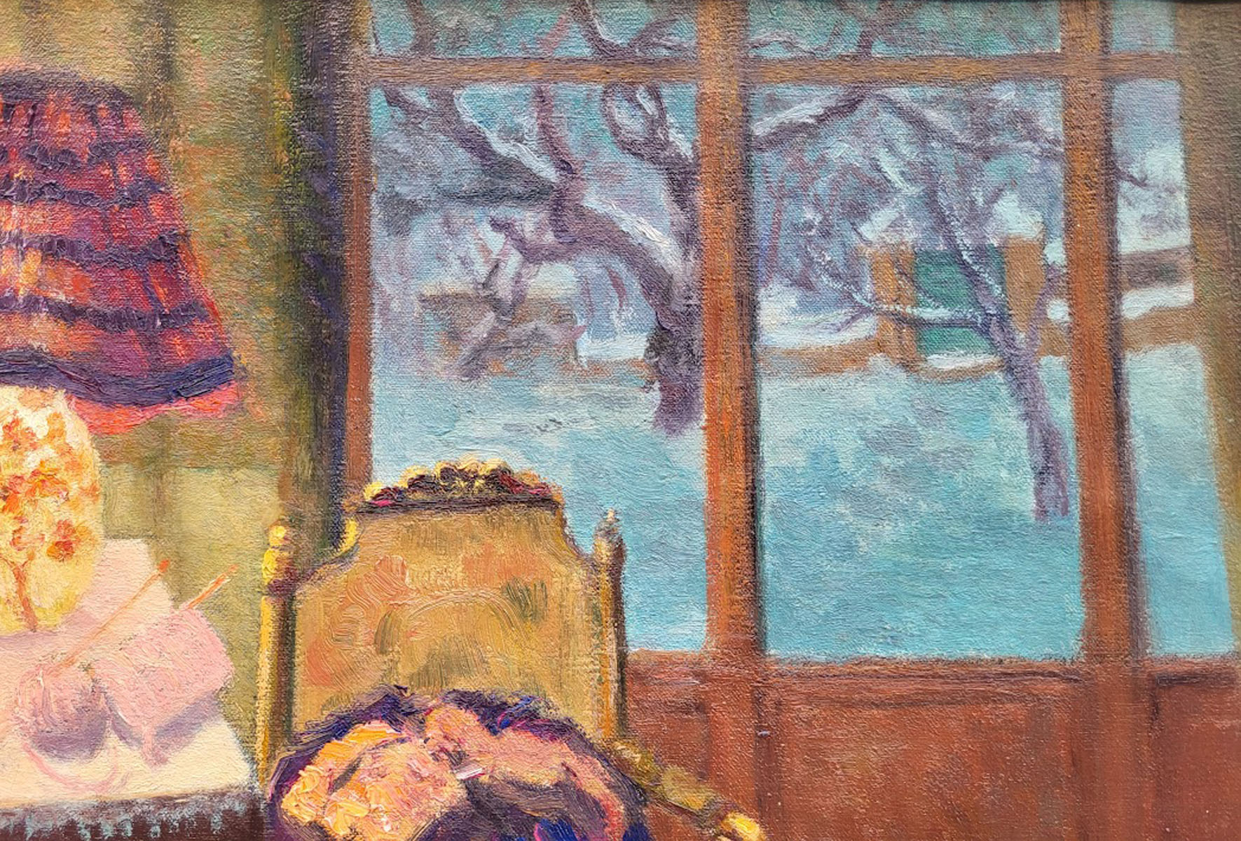 huile-sur-toile-interieur-avec-vue-sur-neige-par-micheline-cannaut-utz-3