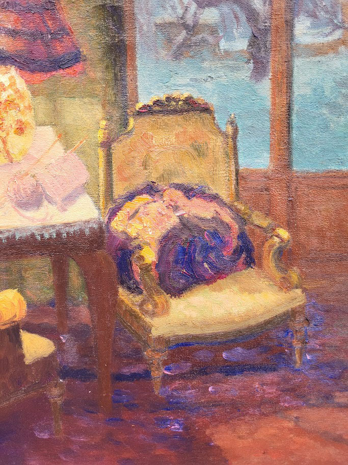 huile-sur-toile-interieur-avec-vue-sur-neige-par-micheline-cannaut-utz-4