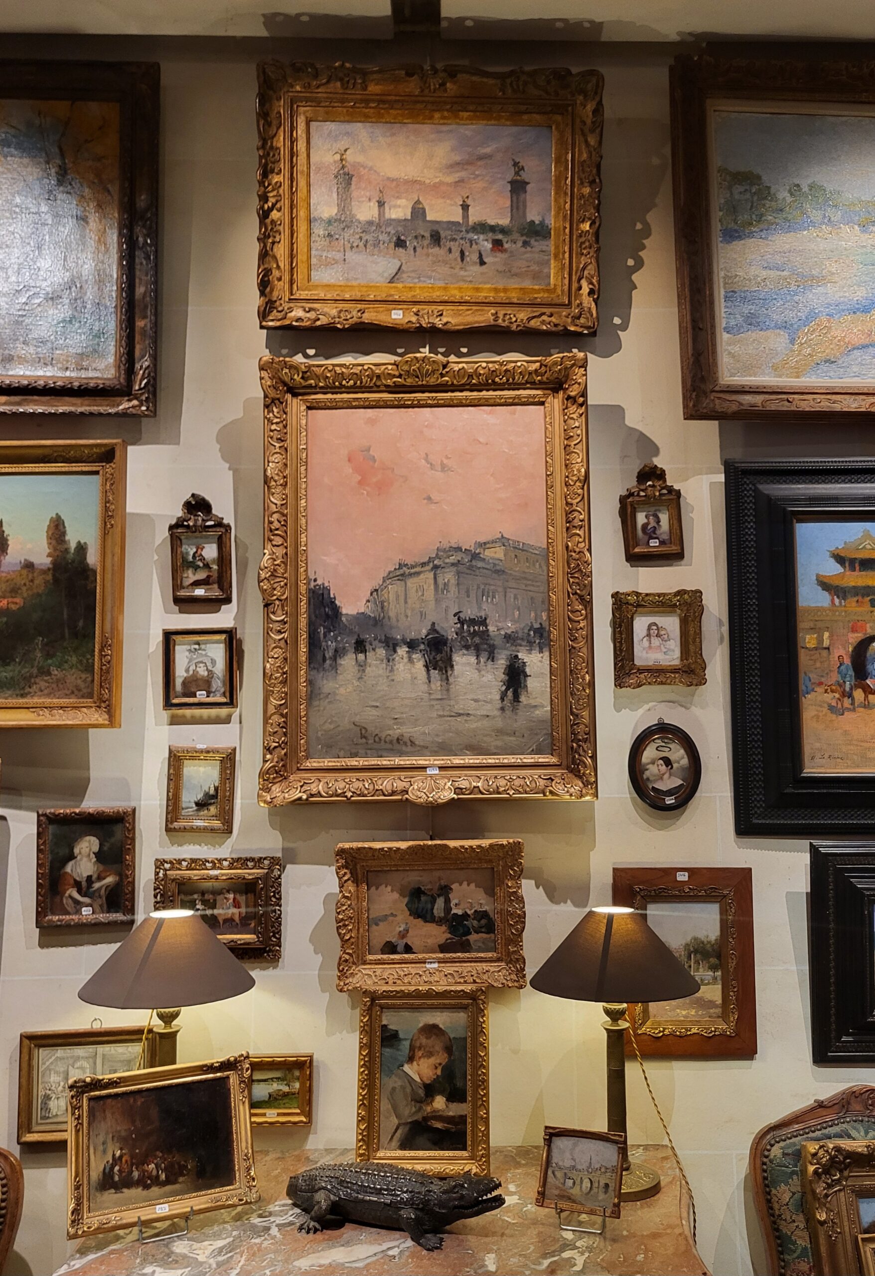 huile-sur-toile-fin-de-journee-a-londres-par-frank-boggs-novembre-1883-5