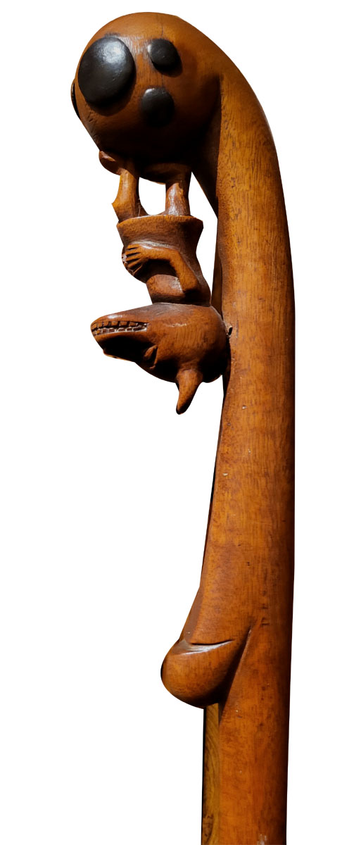 canne-avec-loup-art-popilaire.1