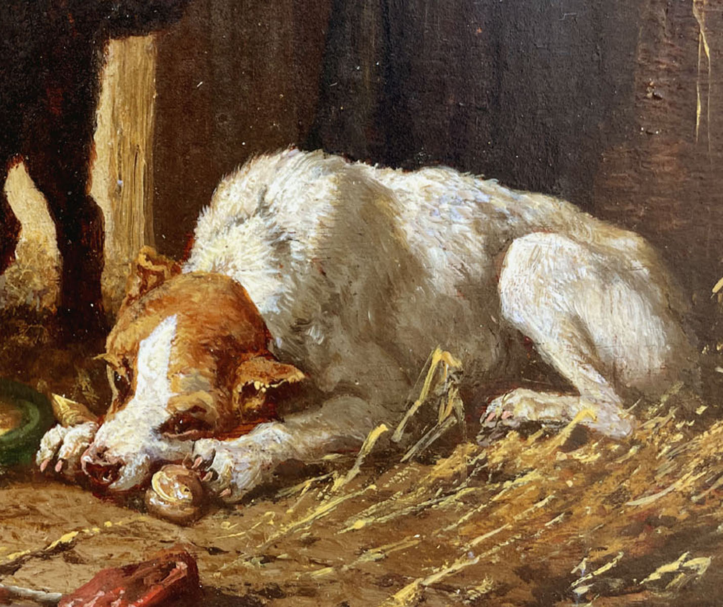 huile-sur-panneau-chiens-par-vincent-de-vos-3