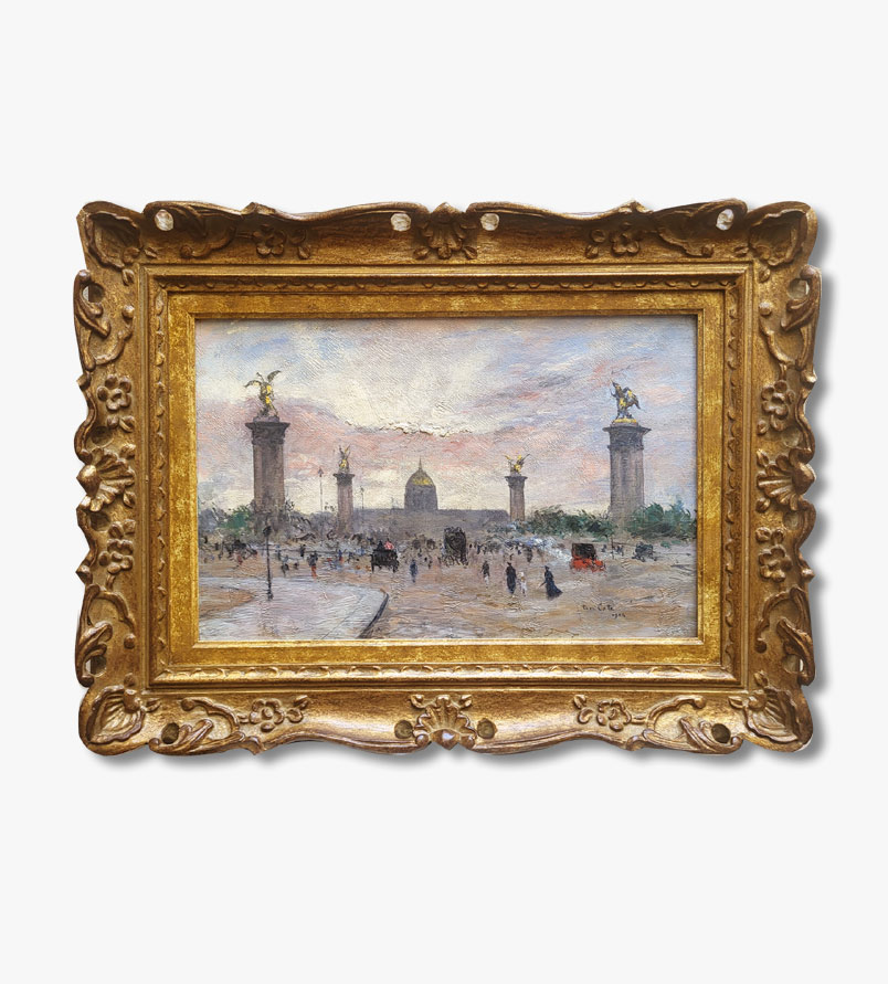 huile-sur-toile-paris-les-invalides-par-ten-cate