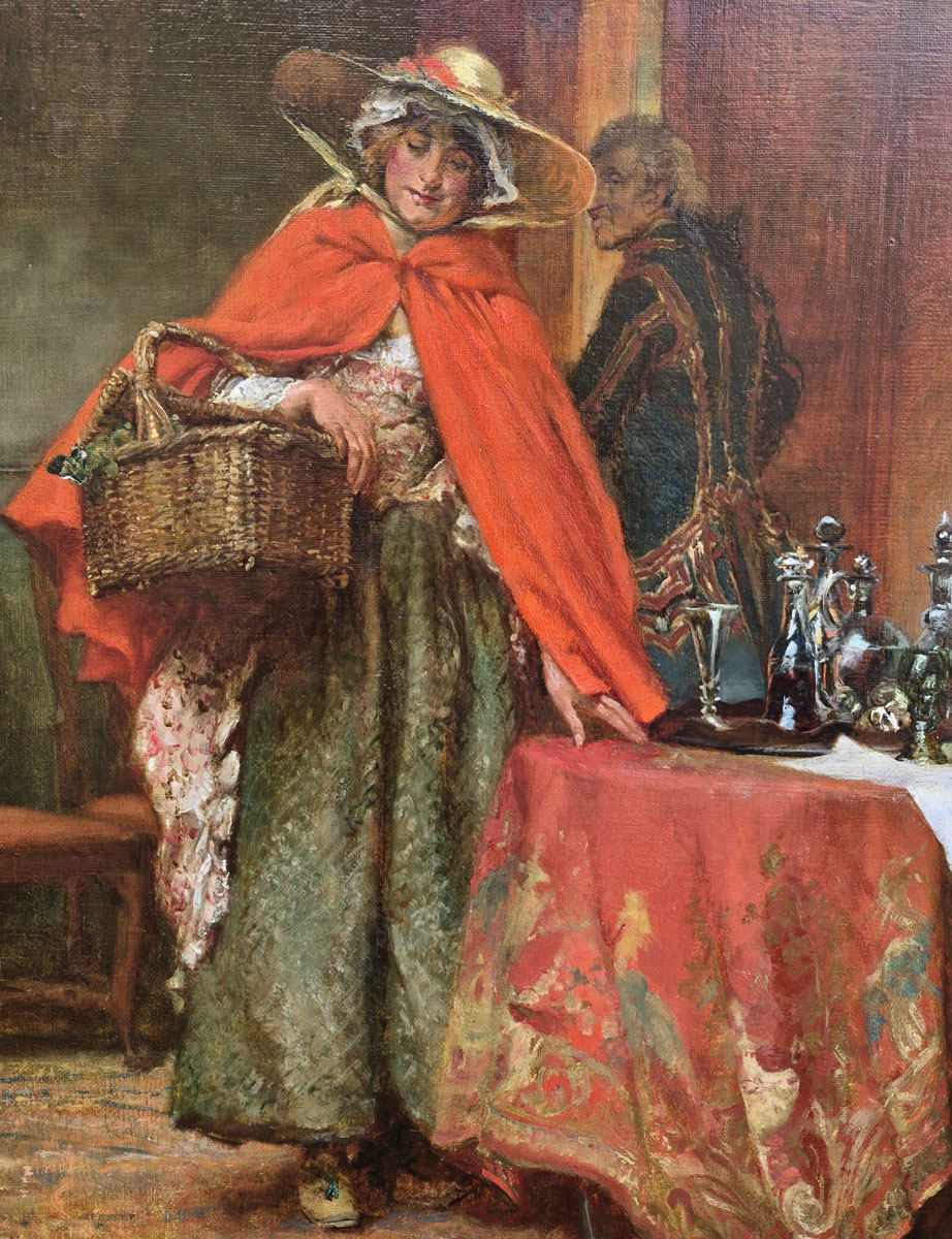 huile-sur-panneau-lacousine-de-province-par-edgar-bundy-3