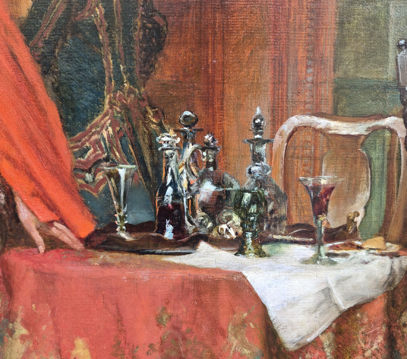 huile-sur-panneau-lacousine-de-province-par-edgar-bundy-4