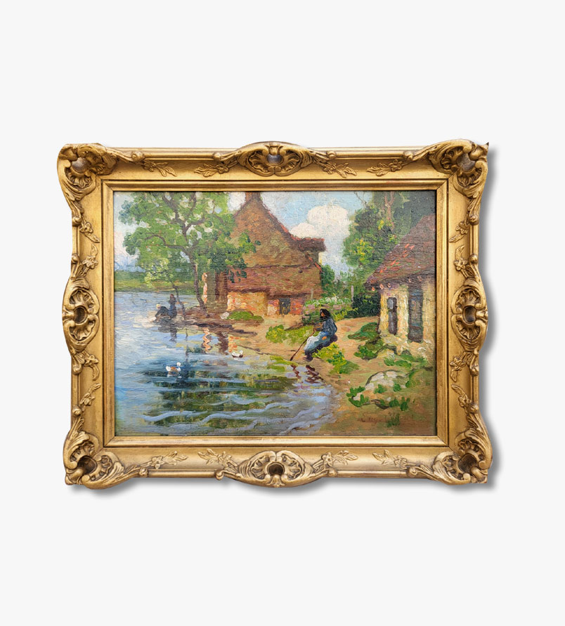 huile-sur-panneau-lavandieres-par-eugene-chigot