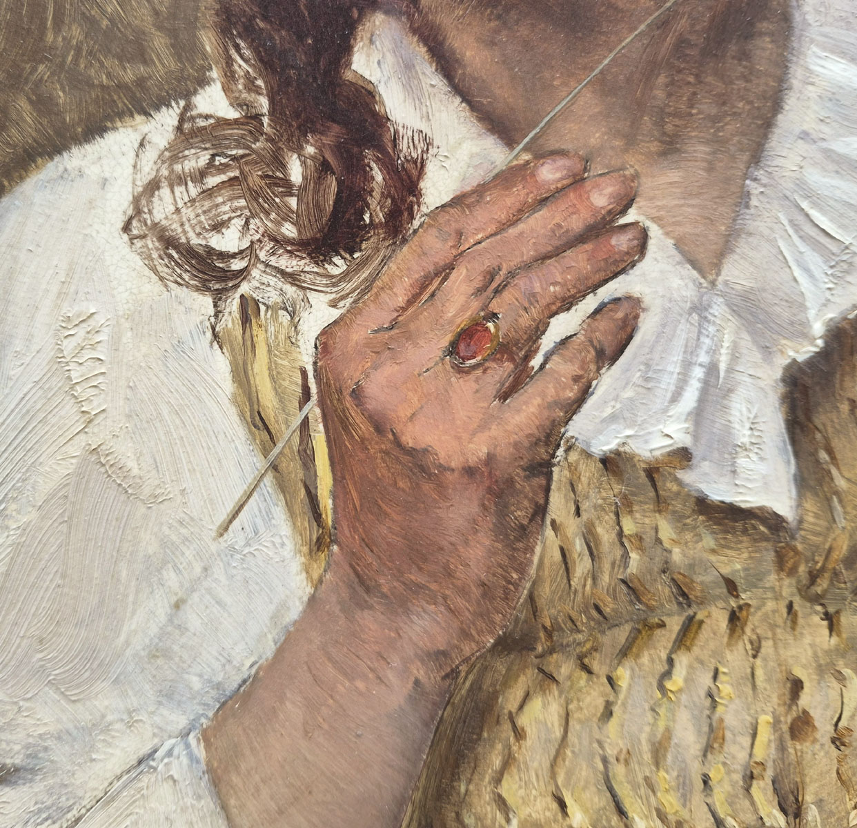 huile-sur-panneau-l-oiseau-et le-magicien-par-guillaume-alaux-5