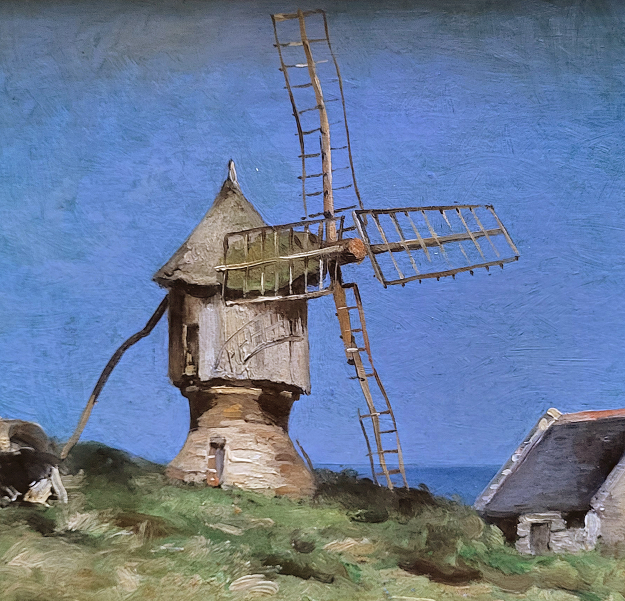 huile-sur-toile-moulin-en-normandie-par-antoine-guillemet-2
