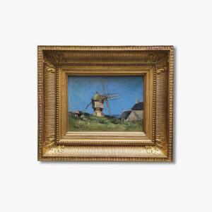 huile-sur-toile-moulin-en-normandie-par-antoine-guillemet