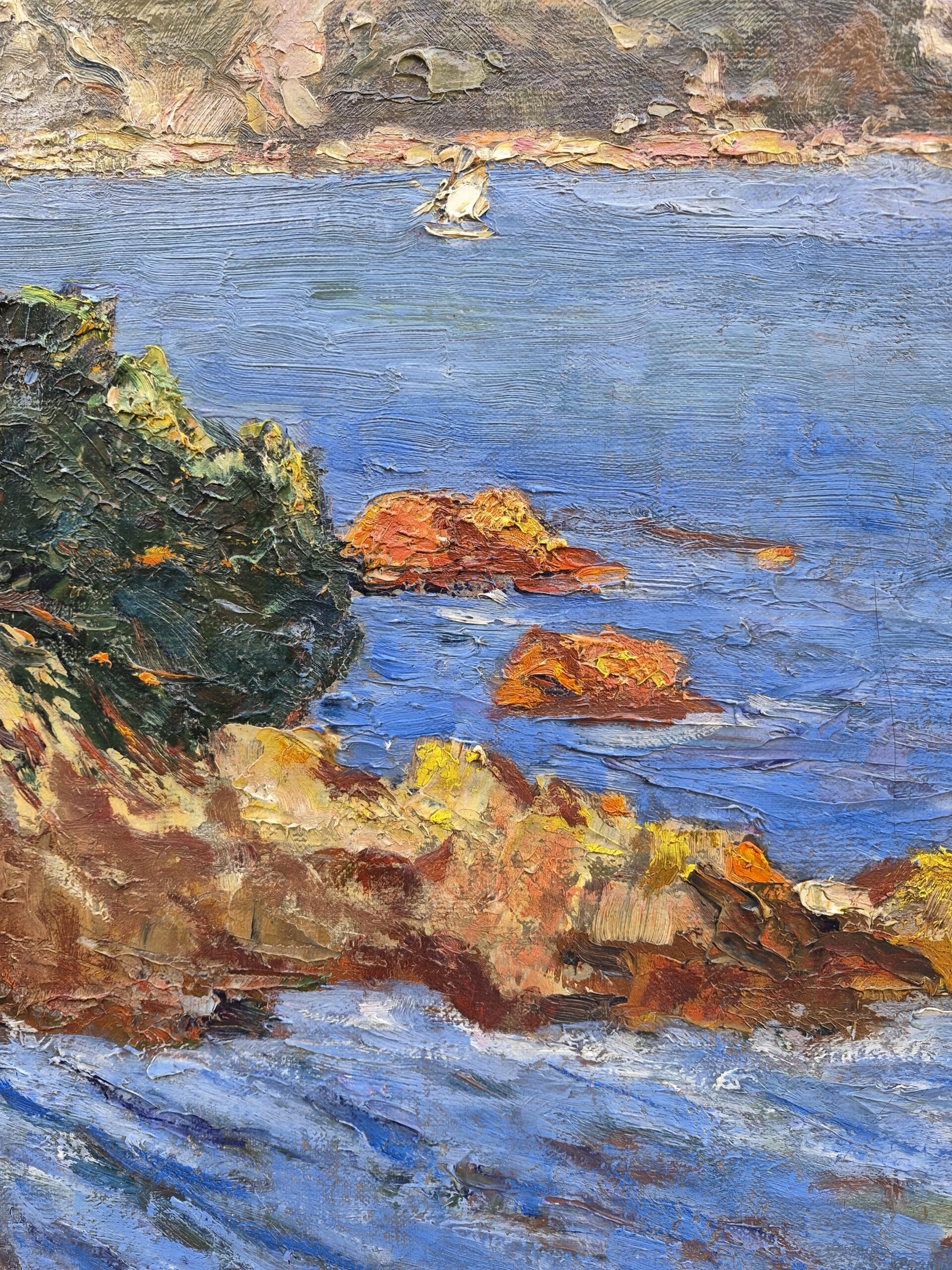 huile-sur-carton-le-capr-roux-beaulieux-sur-mer-par-andre-wilder-3