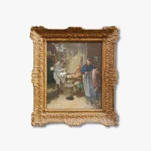 huile-sur-toile-le-dandy-par-armand-massonet