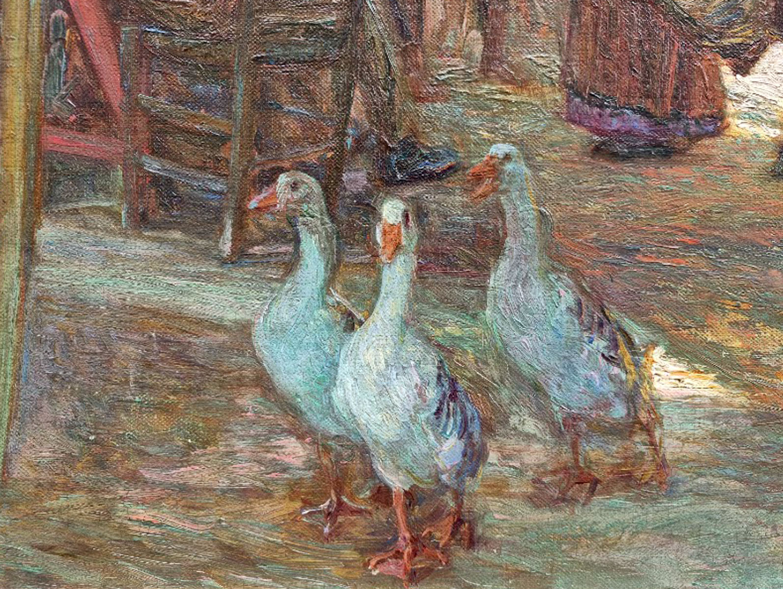 huile-sur-toile-le-repos-des-vendangeurs-par-octave-guillonnet-8