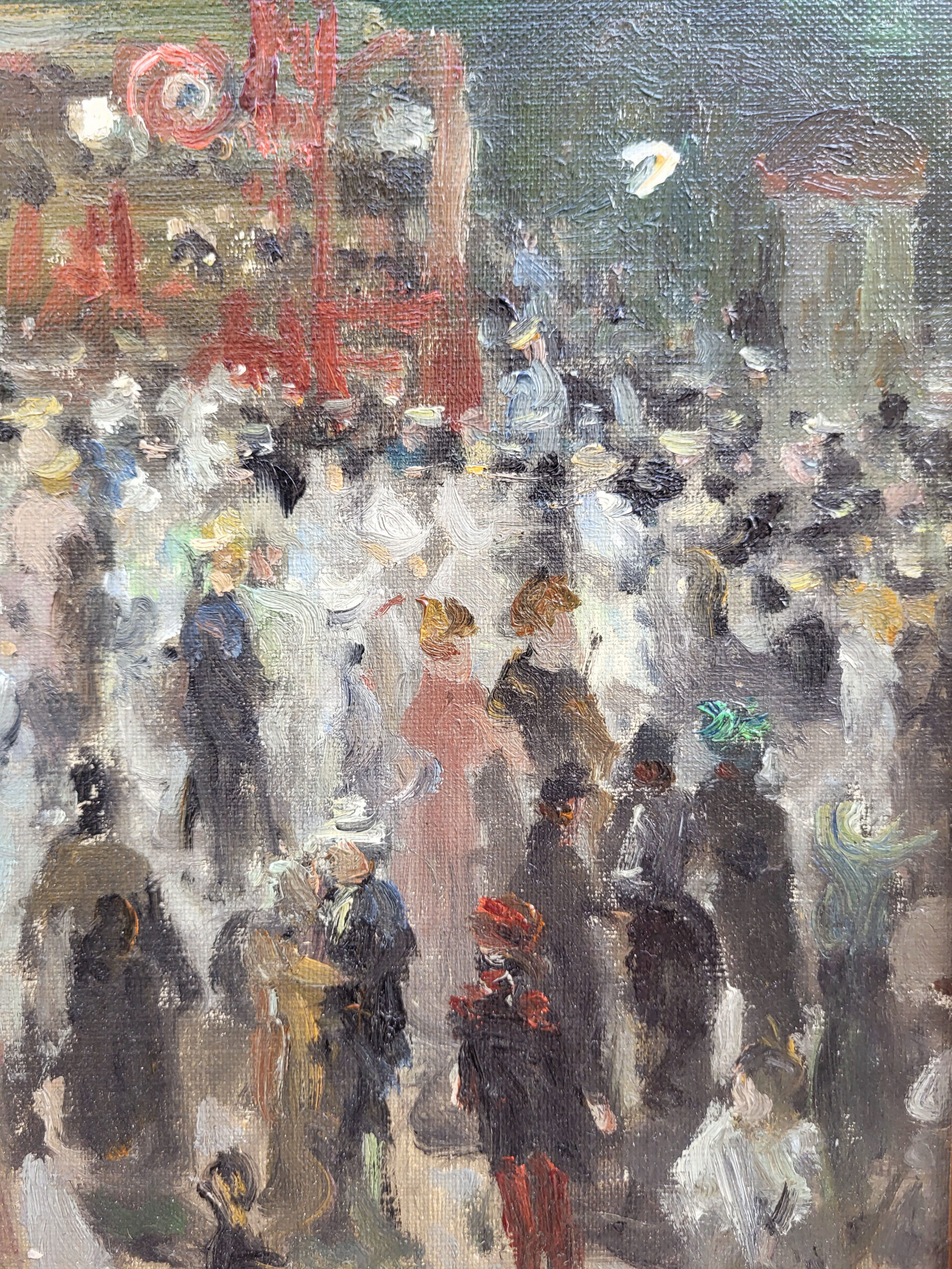 huile-sur-toile-le14-juillet-a-paris-par-ernest-quost-4