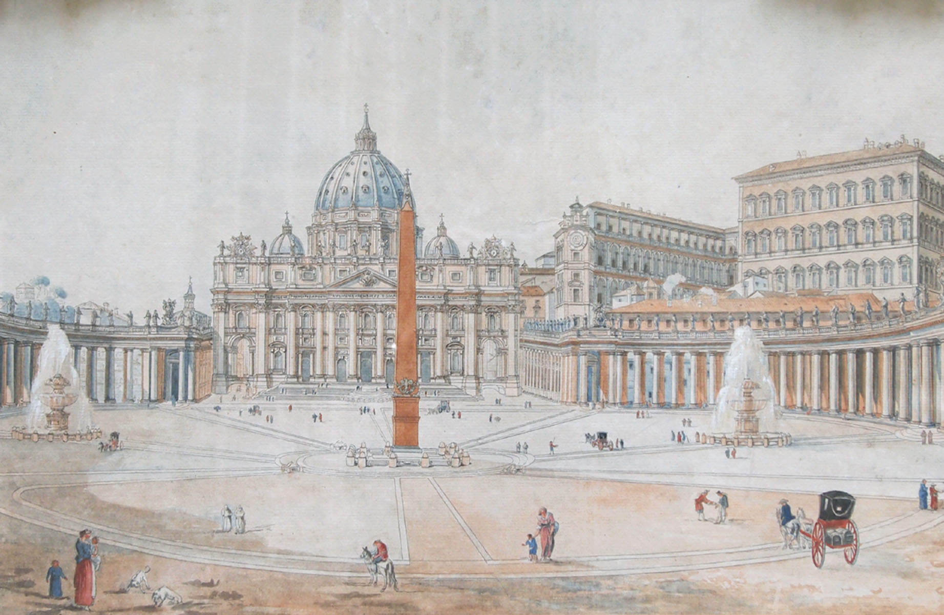 aquarelle-la-place-saint-pierre-debut-19-eme-1