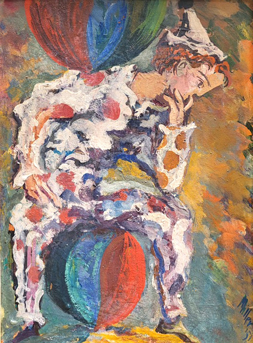 huile-sur-panneau-clown-attribue-a-henri-miller-2