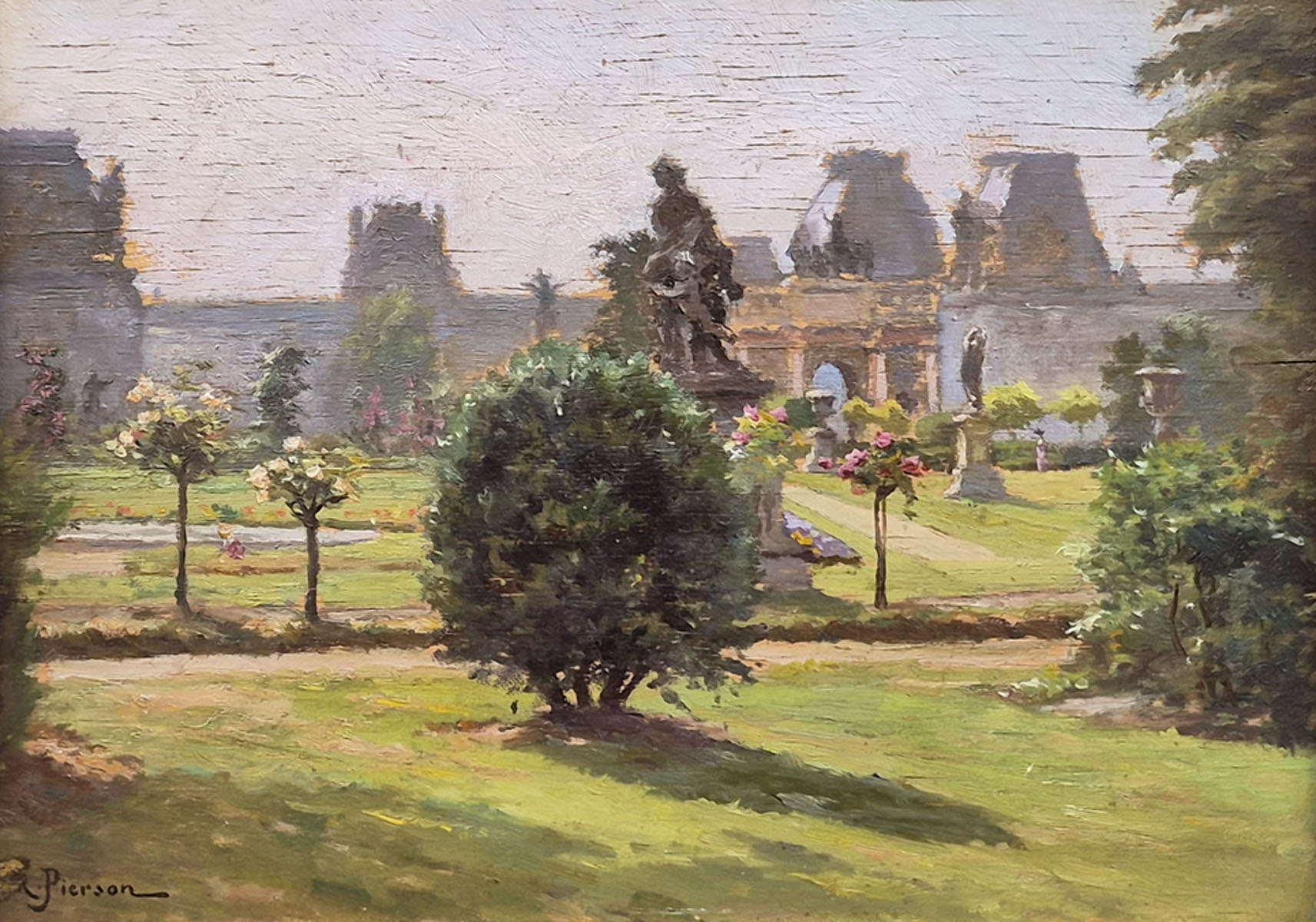 huile-sur-panneau-les-tuileries-par-albert-pierson-1