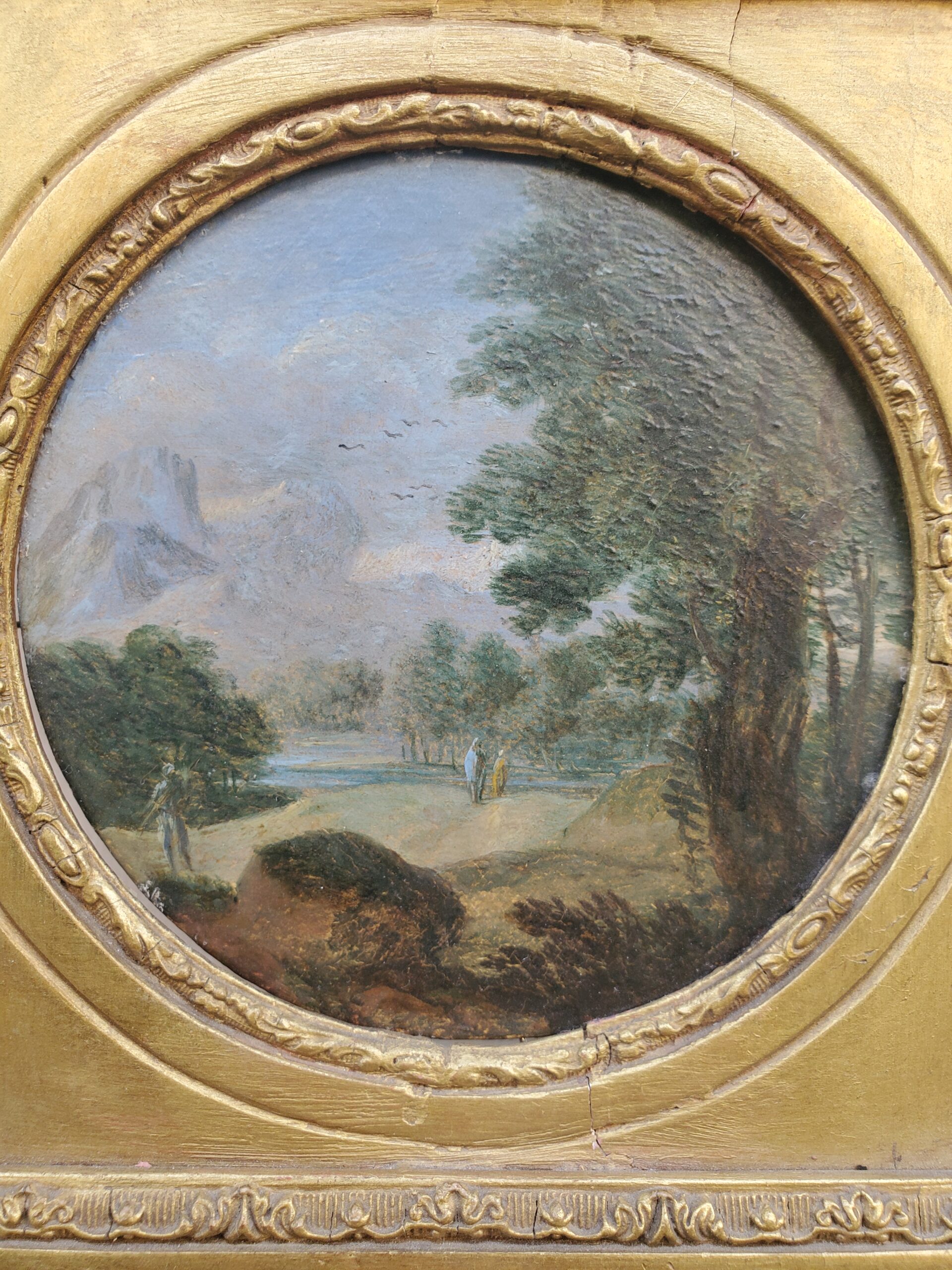 huile-sur-panneau-ronde-paysage-attribuee-a-grabirel-perrelle-1