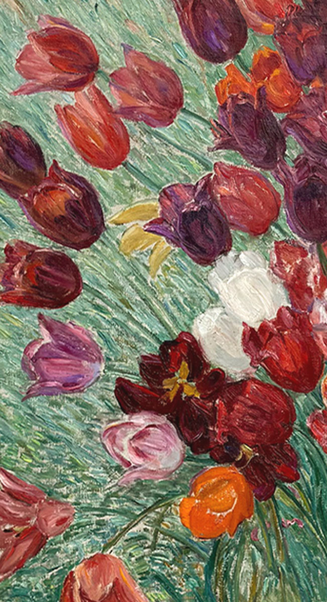 huile-sur-toile-bouquets-de-tulipes-apr-leon-detroy-2