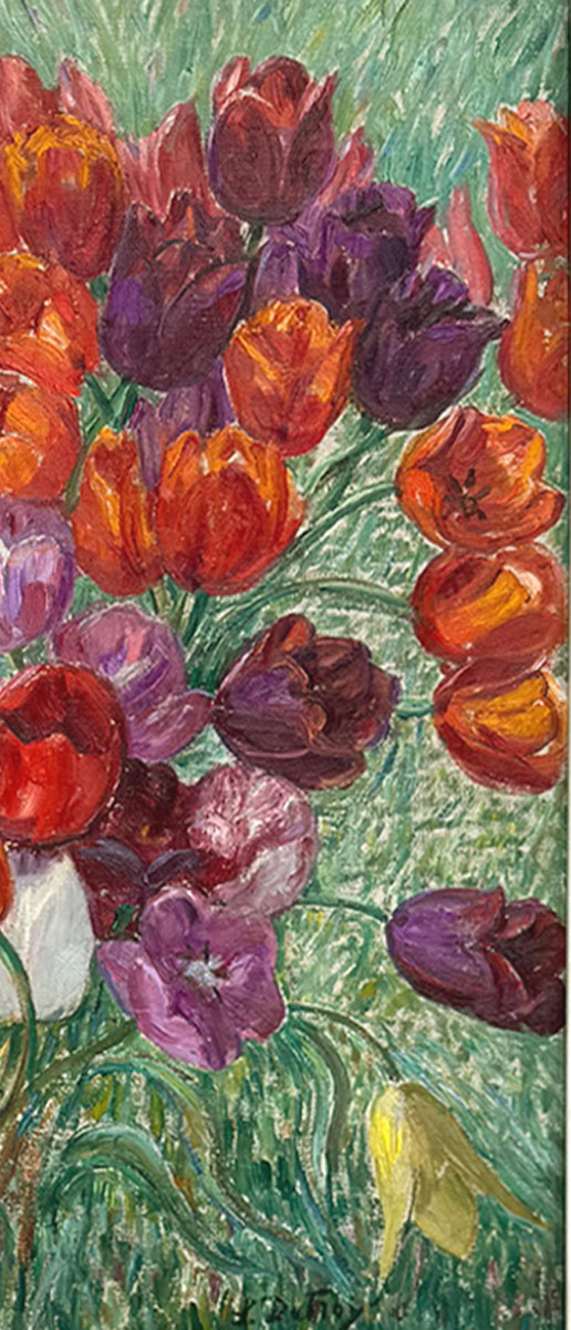 huile-sur-toile-bouquets-de-tulipes-apr-leon-detroy-3