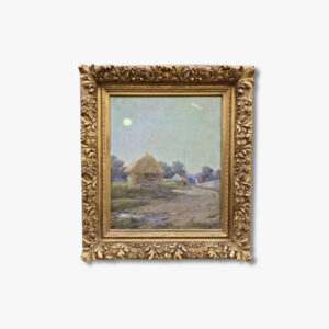 huile-sur-toile-campagne-au-clair-de-lune-par-louise-abbema