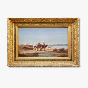 huile-sur-toile-chameliers-en-bord-de-fleuve-par-l-long
