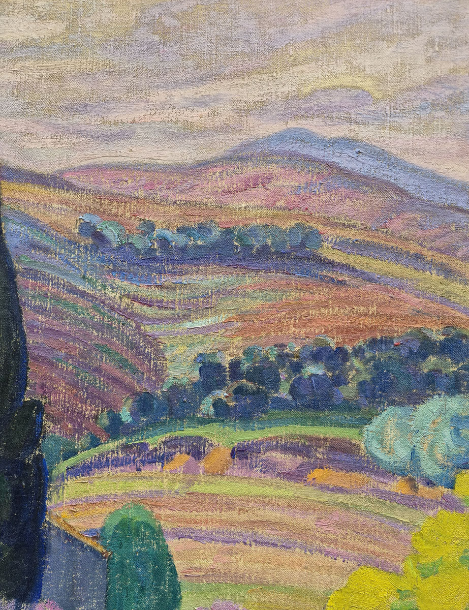 huile-sur-toile-fontaine-en-provence-par-leon-detroy-3