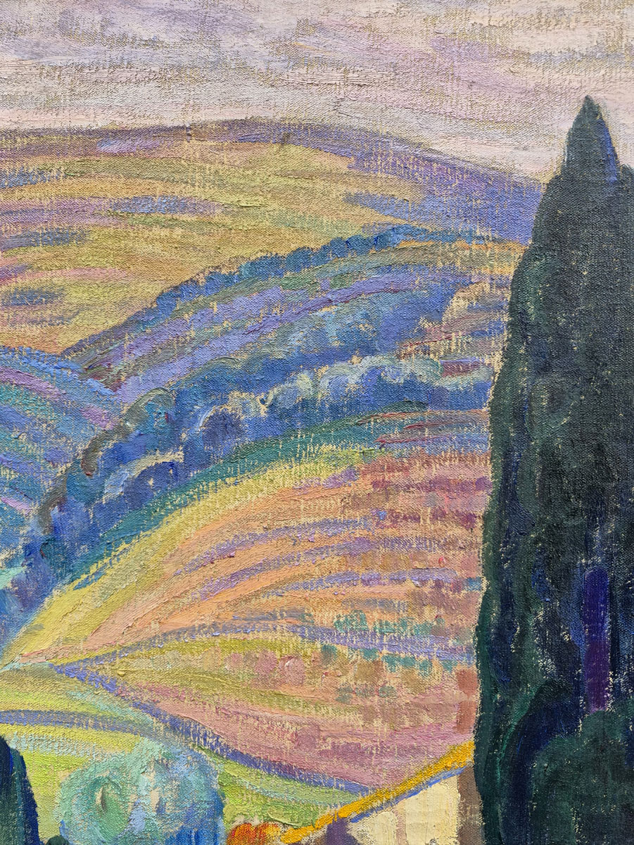 huile-sur-toile-fontaine-en-provence-par-leon-detroy-5
