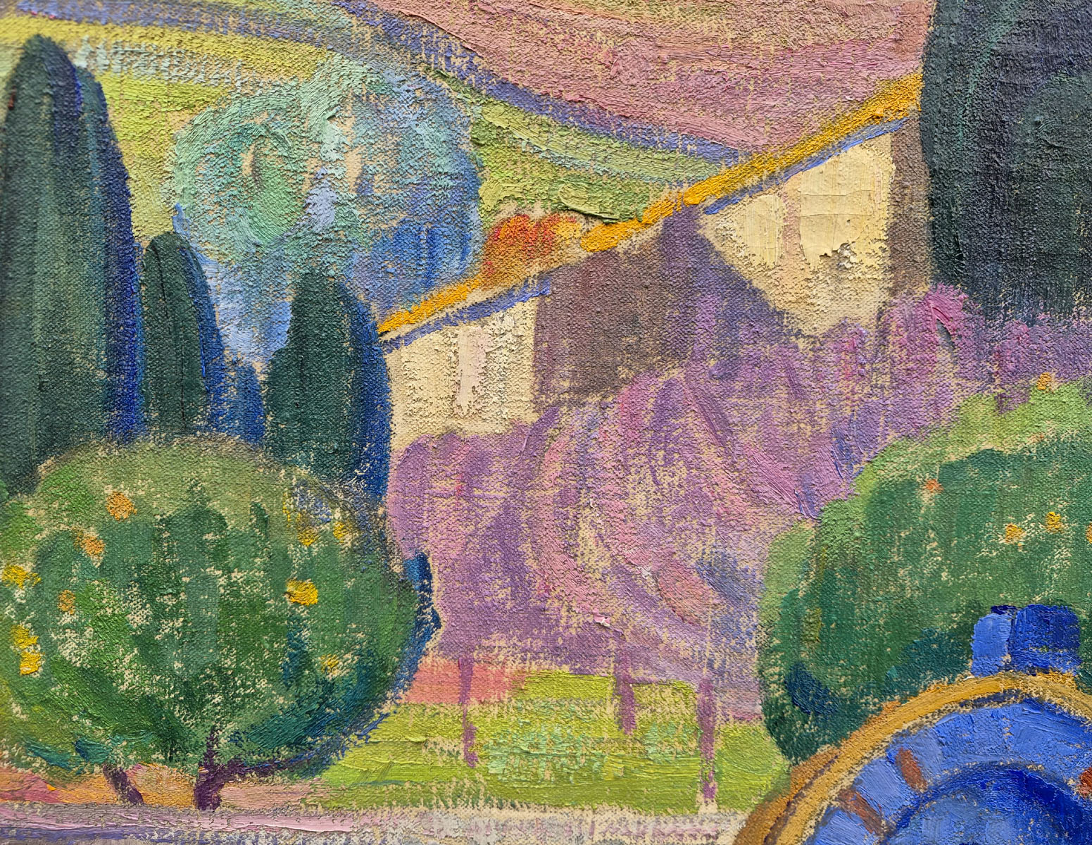 huile-sur-toile-fontaine-en-provence-par-leon-detroy-6
