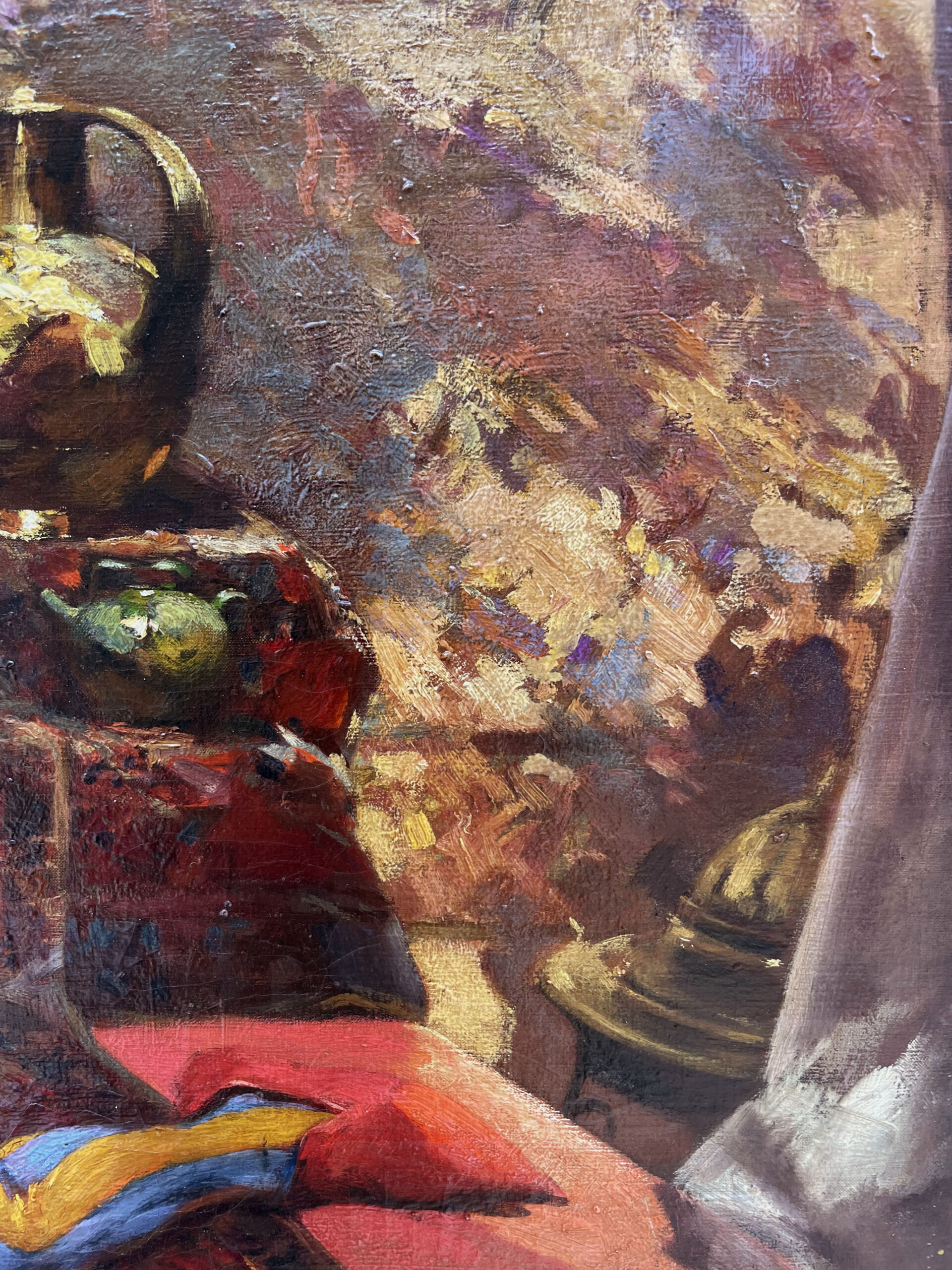 Huile sur toile, Le troubadour par Louis Carrier-Belleuse – Image 6