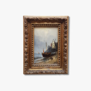 huile-sur-bois-marine-par-auguste-vyaret