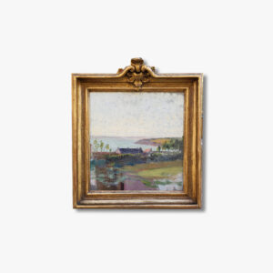 huile-sur-carton-paysage-de-bretagne-par-paul-mathey