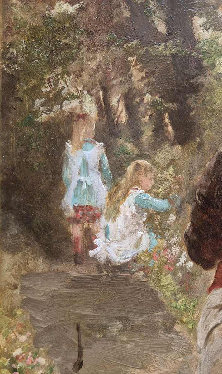 huile-sur-bois-la-lecture-au-jardin-par-gustave-coppieters-3