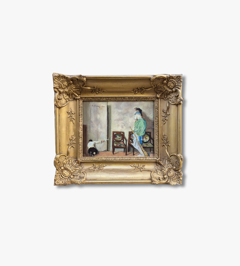 huile-sur-bois-la-souris-par-giacomo-favretto