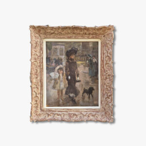 huile-sur-carton-l-elegance-parisienne-par-tancrede-synave
