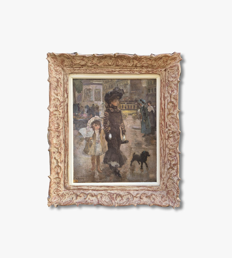 huile-sur-carton-l-elegance-parisienne-par-tancrede-synave