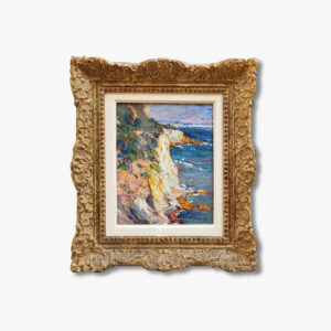 huile-sur-carton-bord-de-mer-vers-la-ciotat-par-edouard-ducros