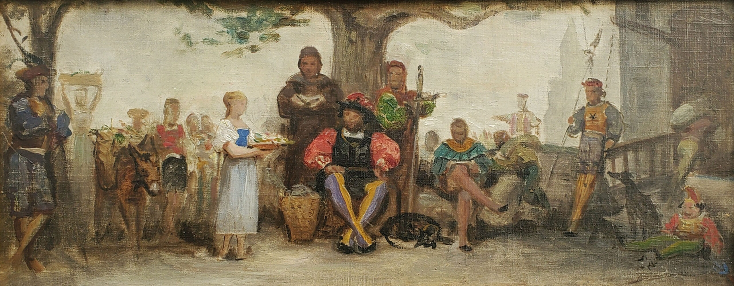 huile-sur-caton-festin-medieval-19-eme-1