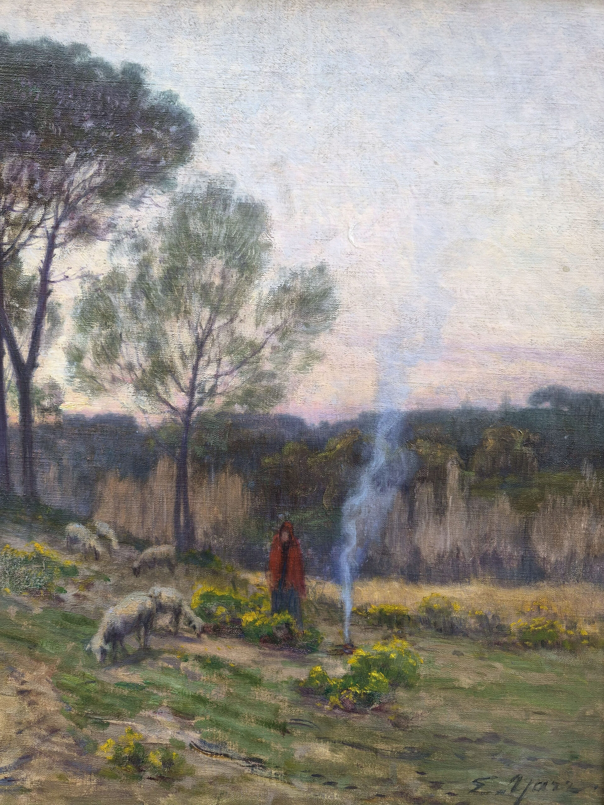 huile-sur-toile-crepuscule-par-edmond-yarz-2