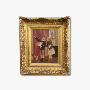huile-sur-toile-le-cadeau-par-albert-roosenboom