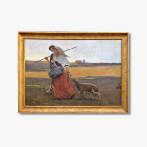 huile-sur-toile-le-retour-a-la-bergerie-par-giovanni-costantini