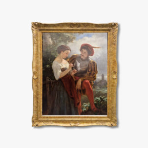 huile-sur-toile-les-amoureux-par-charles-muller
