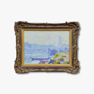 huile-sur-toile-toulouse-bord-de-la-garone-par-edouard-fer
